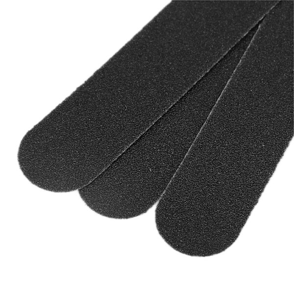 100 st utbytesfilremsor med återanvändbar nagelfilsbasplatta i rostfritt stål