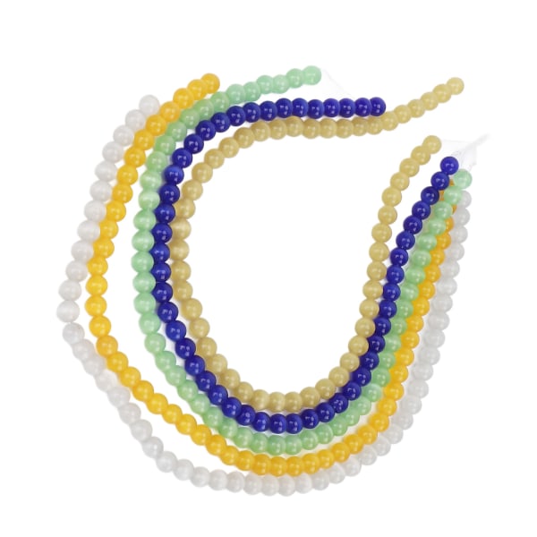 5-strenget smykkefremstilling af perle Delikat Elegant naturstensperle til armbånd halskæde Håndværk DIY