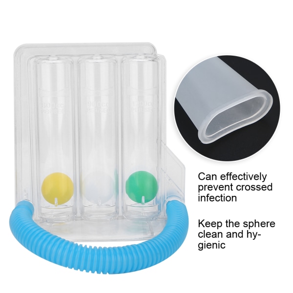 Hengitysharjoittaja Vital Capacity -harjoitusinstrumentti Keuhkotoimintojen hengitysharjoituslaite