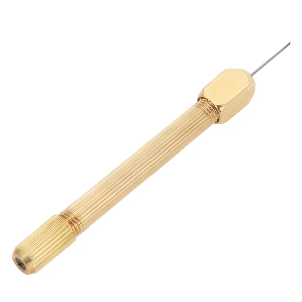 Stålventilerende nålekobberholder til fremstilling af blondeparykker (0,6 mm nåleholder)