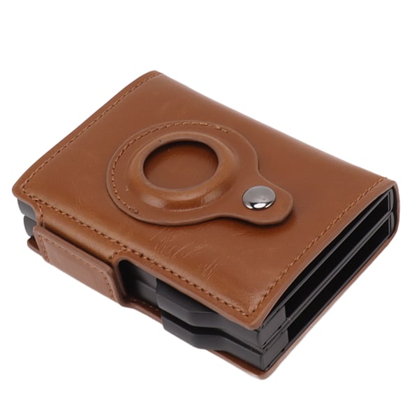 Multi plånboksklämma för IOS Locator Säker liten plånboksklämma för män för bankkort Bill Passport Aprikos