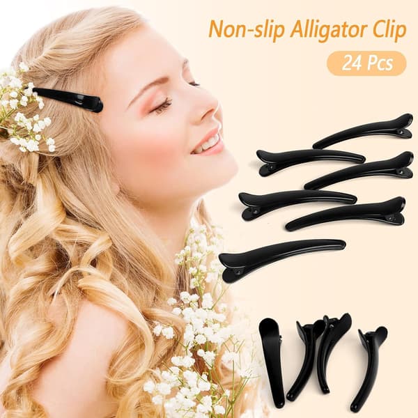 Professionelle hårklemmer - Salon og hjem - Sort