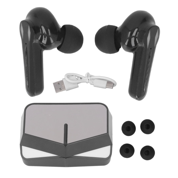 Bluetooth Gaming-øretelefoner Low Latency Indbyggede Mic Trådløse Game-øretelefoner til bærbare telefoner