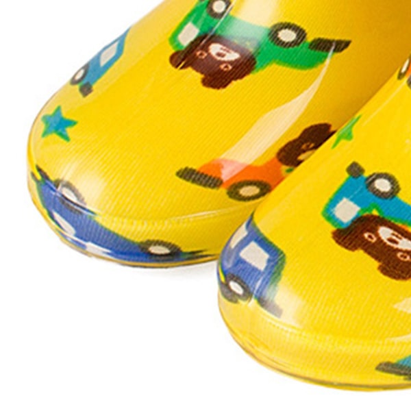 Regnstøvler for barn Anti Skip Regnsko til småbarn Vanntette støvler for gutter og jenter Type2 24(15cm/5.91in)