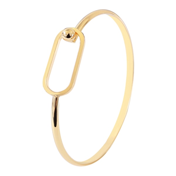 Simple Style Kvinder Legering Ensfarvede Hule Geometriske Armbånd Smykker (Guld)