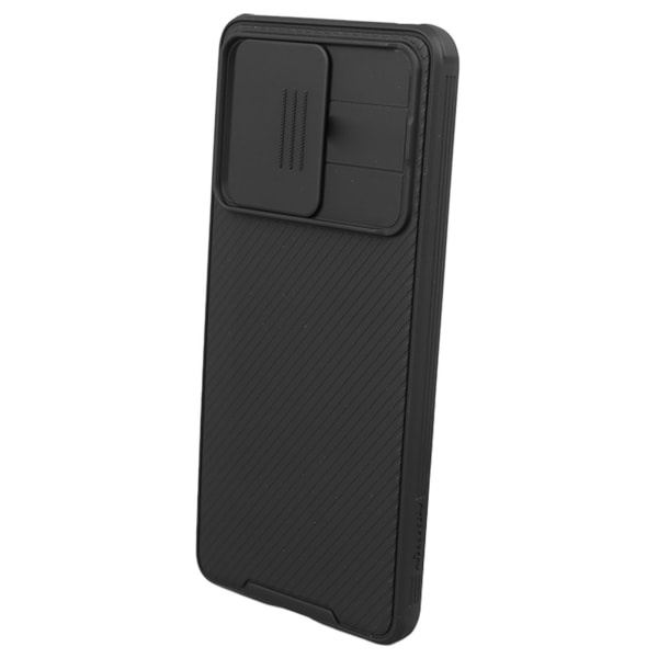 Etui til Redmi Note 12 Pro 5G TPU PC Slide Lens Kamera Cover Beskyttelse Stødsikkert Telefon Cover til Rejse Daglig Brug Sort