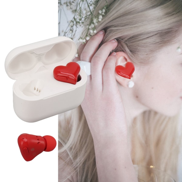 Langattomat kuulokkeet Tyylikkäät söpöt sydämen muotoiset melua vaimentavat HiFi Stereo Bluetooth -kuulokkeet musiikkipuheluihin