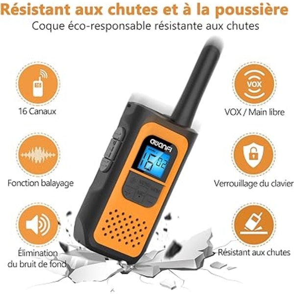 Latautuva Walkie Talkie Lapsille ja Aikuisten, Pitkä Kantama Walkie