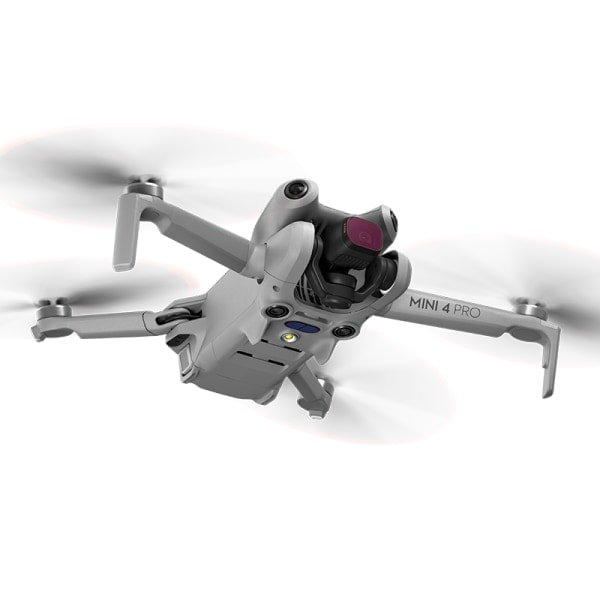 Suodatin DJI Mini 4 Pro -droneen, 3 kpl (ND16/64/256) Musta