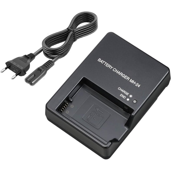 MH-24 Batterioplader til EN-EL14 EN-EL14A Batterier Kompatibel med Nikon D3100-D3500, D5100-D5600, P7000-P7800 SLR-kameraer