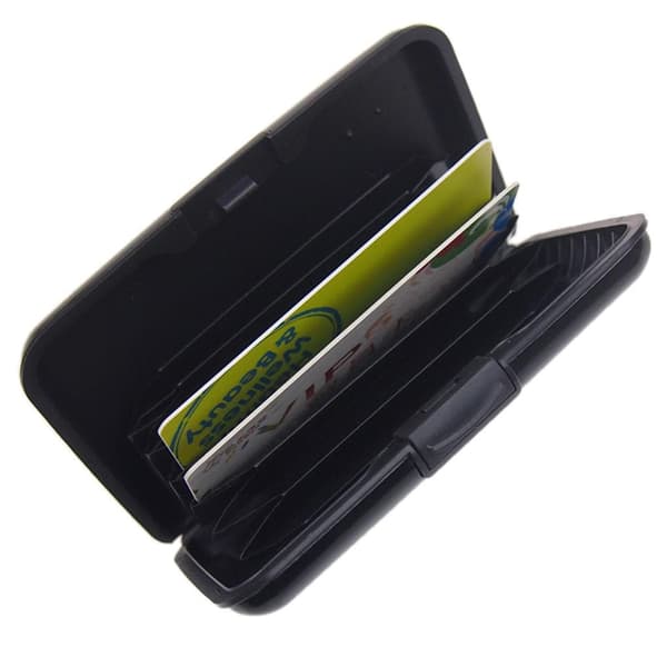Turvallinen korttikotelo - Musta
