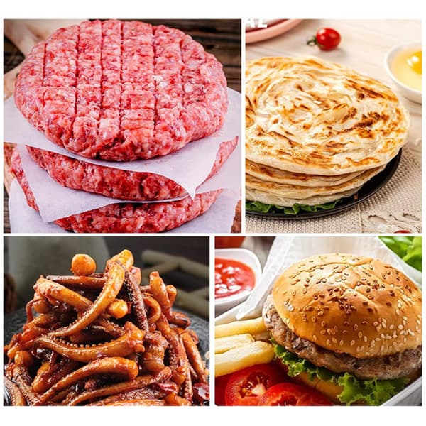 Burgerpresse, Rustfrit Stål Burger Smasher Kødmøder, Kvadratisk