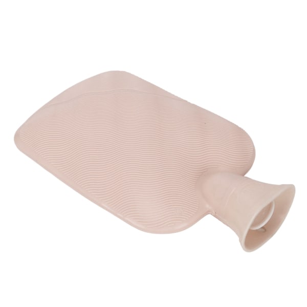 PVC Varmtvannsflaske Vinter Myk Hjem Bærbar Sårhet Relief Hånd Føtter Varmtvannspose for menstruasjonssmerter Beige