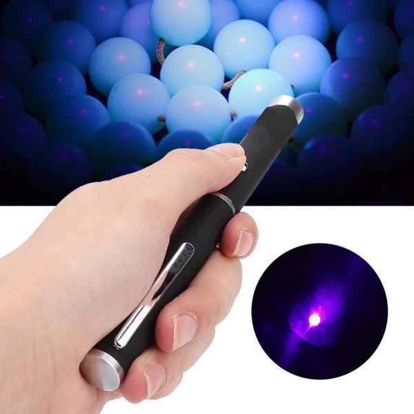 Timanttitestaaja taskulamppu taskulamppu kynä valaisee korujen tunnistusapuvälineet (sininen ja violetti valo)