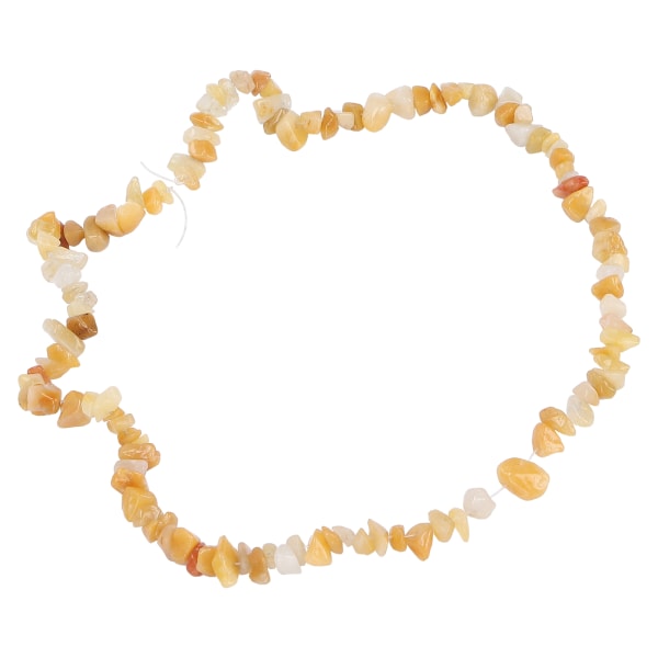 Enkle smykker gjør-det-selv uregelmessige perler Unike perler Chip-anheng tilbehør til ringarmbåndTopaz