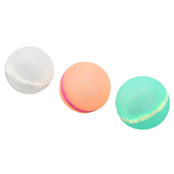 3 kpl magneettisia vesipalloja, uudelleenkäytettävät silikoniset itsetiivistyvät vesipallolelut lasten ulkopeliin