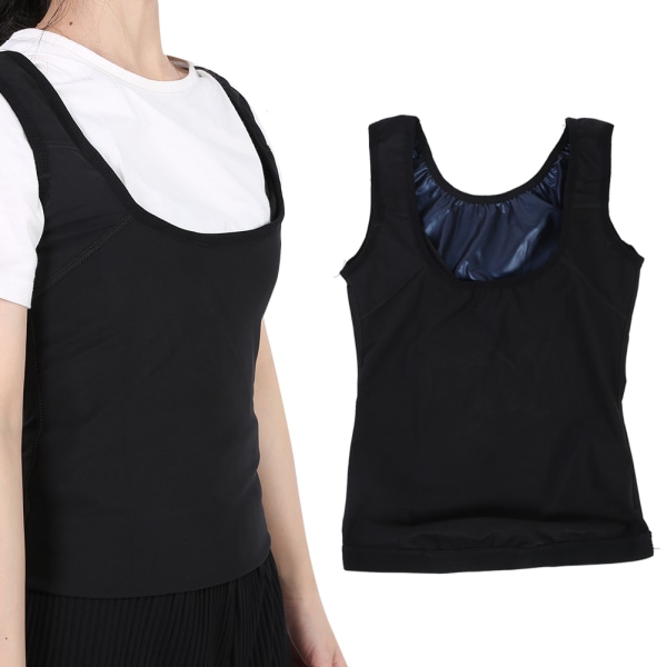 Dame Sweat Vest Body Shaper Shirt Thermo Slimming Shapewear Vest for FemaleXXL/3XL