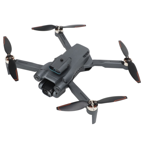 Taitettava nelikopterinen älykäs HD-kaksoiskamera RC- drone harjattomalla moottorilla valokuvaukseen tummanharmaa 4K