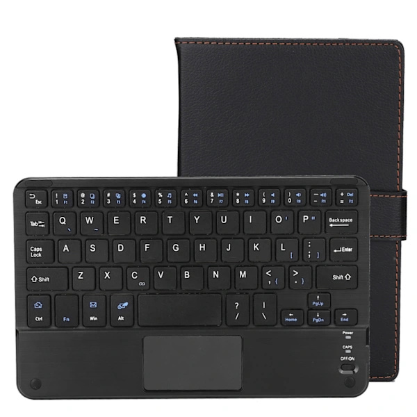 7/8 inch 75-Hour Wireless Keyboard with Touchpad and Protective Case for Android/iOS/Windows