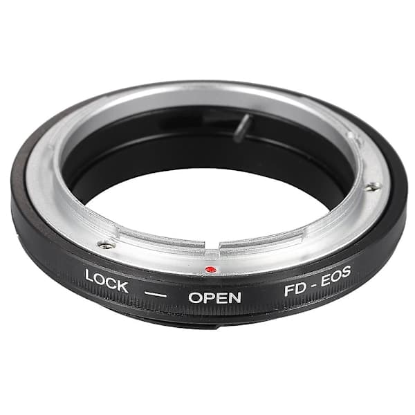 FD-EOS objektivadapterring til Canon FD-objektiv til EOS-objektiv