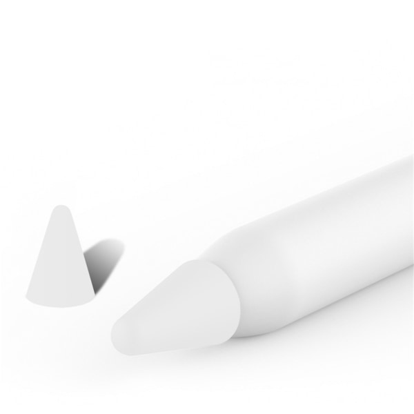 Pencil Tip Cover Silica Gel Blød Slidfast Pen Nib Cap Skrivebeskyttelse Tilbehør Transparent til IOS