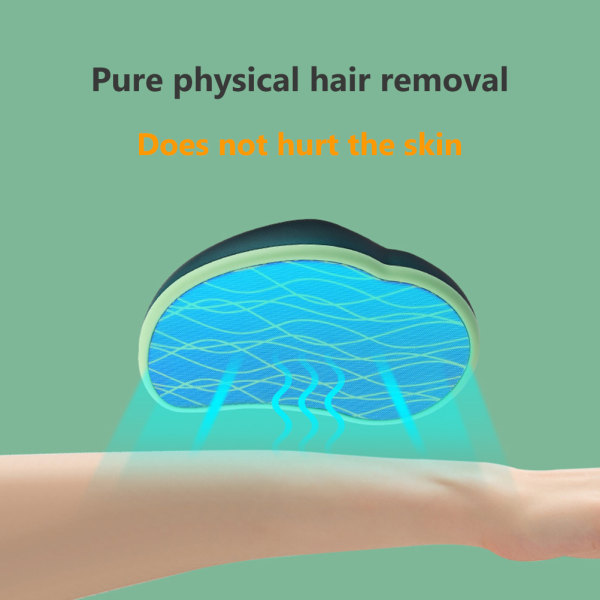 Nano-hårfjerner Skånsom hårfjerning uden barbering Klippehårviskelæder til kvinder Eksfolierende hårfjerningsenhed