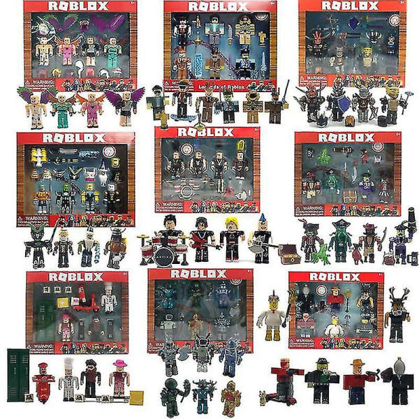 Roblox-figurer leksaker 7-8 cm PVC actionfigur barnkollektion [HK] 3 flerfärgade 3 3