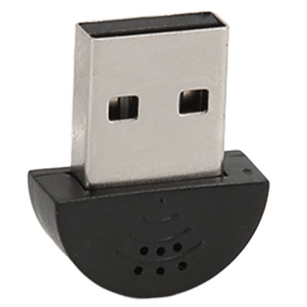 USB minimikrofoni, ammattimainen Plug and Play -kohinanvaimennus 360 asteen ympäri suuntautuva kannettava mini- USB 2.0 -mikrofoni