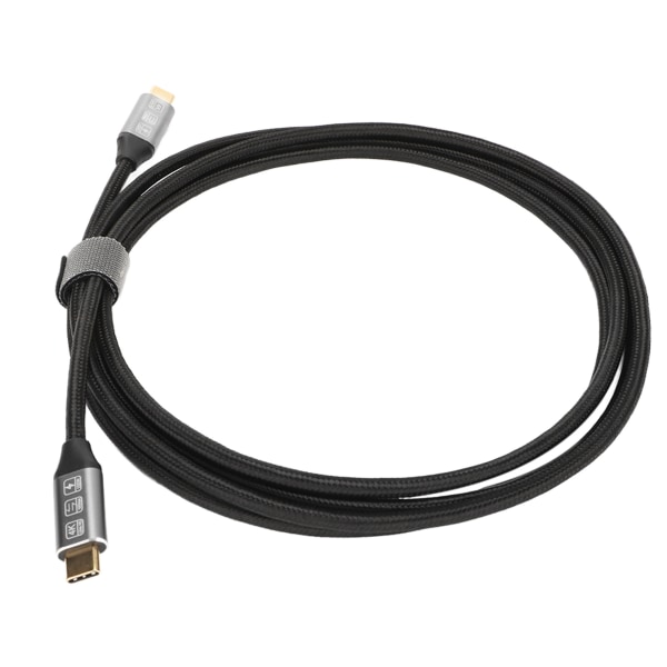 USB C til USB C 3.1 Gen 2-kabel 100W 20V 5A Strømforsyning 4K 60Hz Videoudgang 10Gbps Data Sync USB C-kabel med E Marker Chip 1m