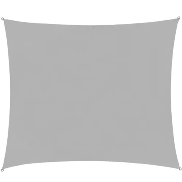 Solseil / Seilduk - Vanntett - 3x2 m - 180g/m2 grå