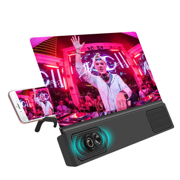 Universal 12\" Screen Magnifier with Built-in Speaker
