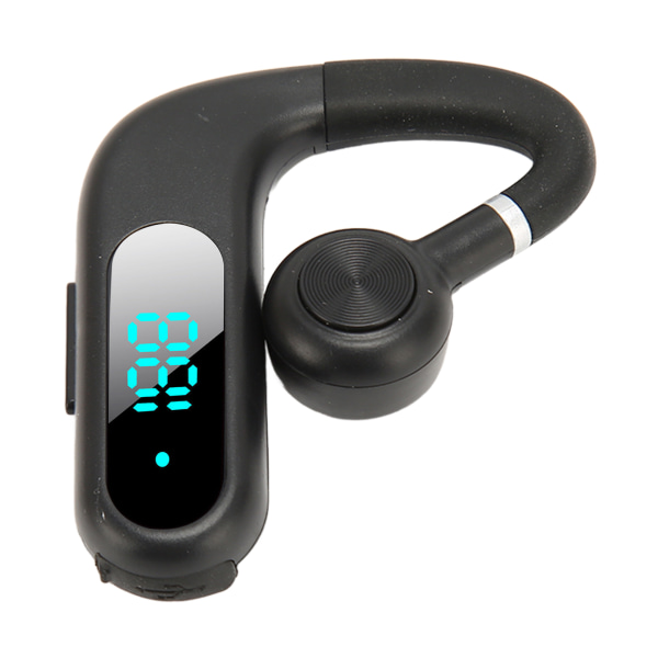 Bluetooth Earpiece V5.3 brusreducerande handsfree hörlurar Ultralätt bärbar 180 graders roterbar mikrofon för företag svart