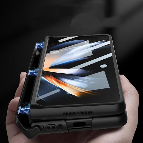 Beskyttelsesdeksel med innebygd skjermbeskytter for Samsung Galaxy Z Fold 4.pa