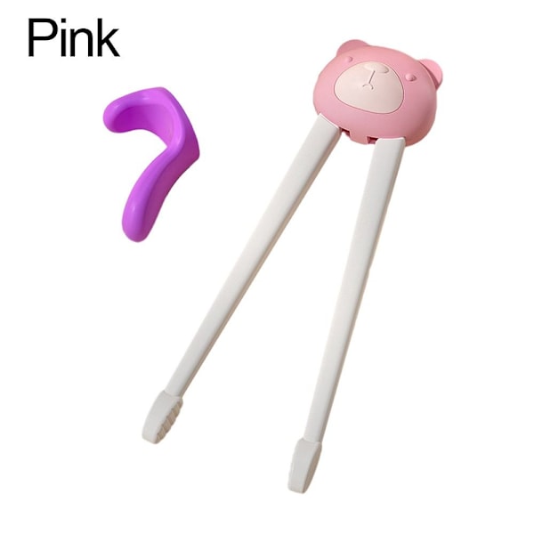 Lär dig äta med pinnar Träningspinnar ROSA Rosa