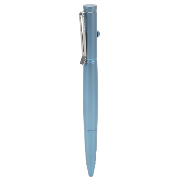 Bolt Action Pen Titanium Alloy Roller Ball Pen Rustfritt stål Business Penn for Outdoor Daily Lyseblå