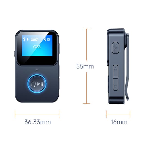 Paris MP3-soitin Bluetooth 5.0 -musiikkisoittimella