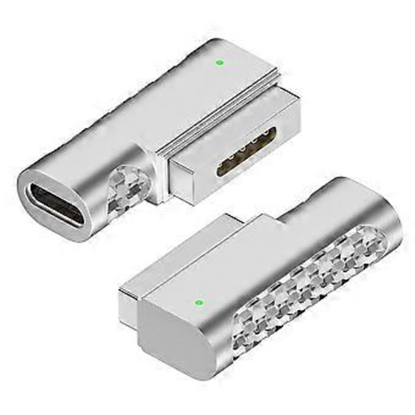 Yhteensopiva MagSafe 2 - USB-C-naarasadapterin kanssa MacBook Pro Air Type-C -muuntimelle, tukee PD:tä