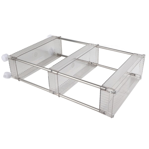 Badrumsspalthylla Badrumskosmetik Transparent förvaringsställ Multi organizer 3 lager 37x12x50cm