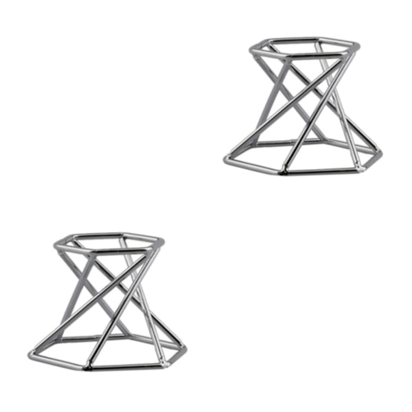 1/2/3/5 Glasobjektiv med kulstativ för mineralprov Hexagon Silver Hexagon Silver 2Set