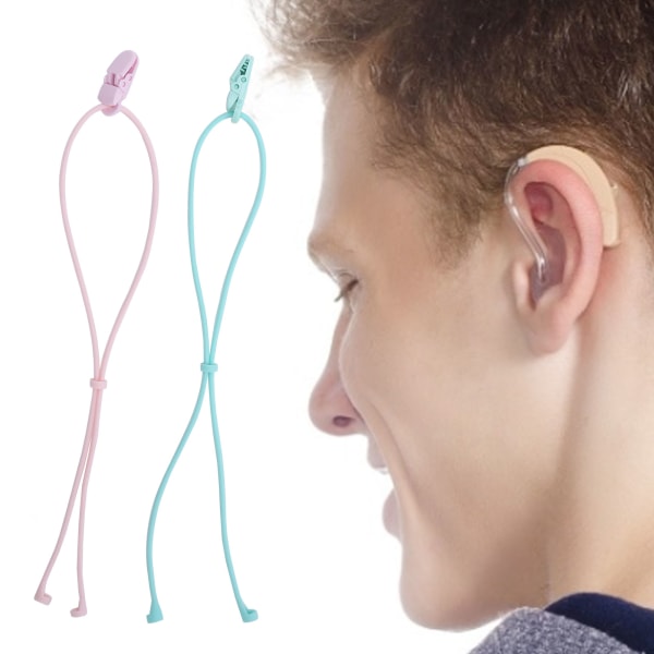 BTE-kuulokiinnike Lanyard AntiLoss silikoninen elastinen suojaköysi lapsille