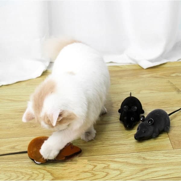 Electronic Remote Control Mouse, Toy Mouse for Kids, Grey（PA）