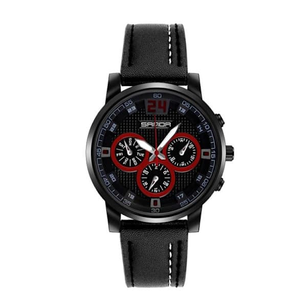 Quartz Klokke / Armbåndsur - Svart Svart