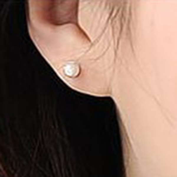 Snygg enkel bollform örhängen örhängen kvinnor örhängen smycken present (L)