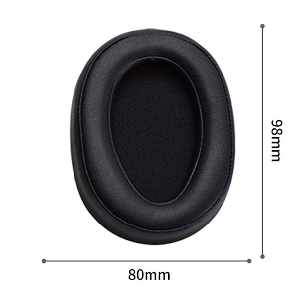 Yhteensopivat korvaavat korvatyynyt Sony MDR-100ABN WH-H900N MUSTA black