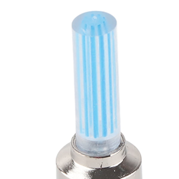 Terrengsykkel dekk ventilhette lys LED lysende dekk munnstykke lampe sykkel hjul ventil kjerne lampe blå