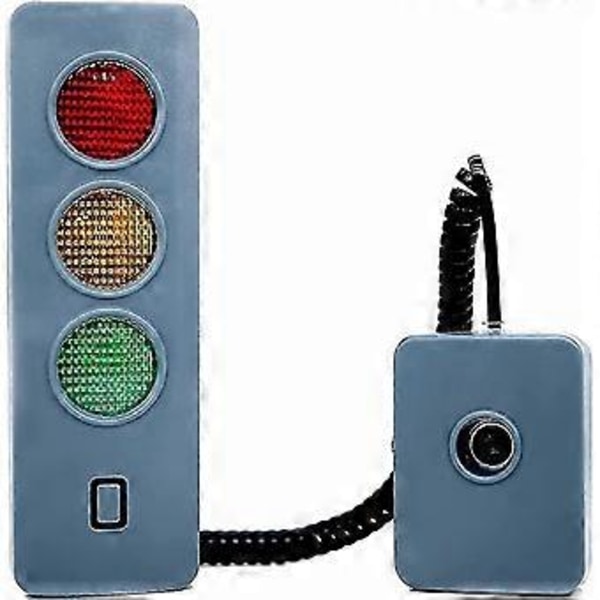 Parkeringshjælp til garage, LED-parkeringsalarm, parkeringssensor til garage, LED-stopskilt-kofangersensor med justerbar højde, batteridrevet, vægmontering