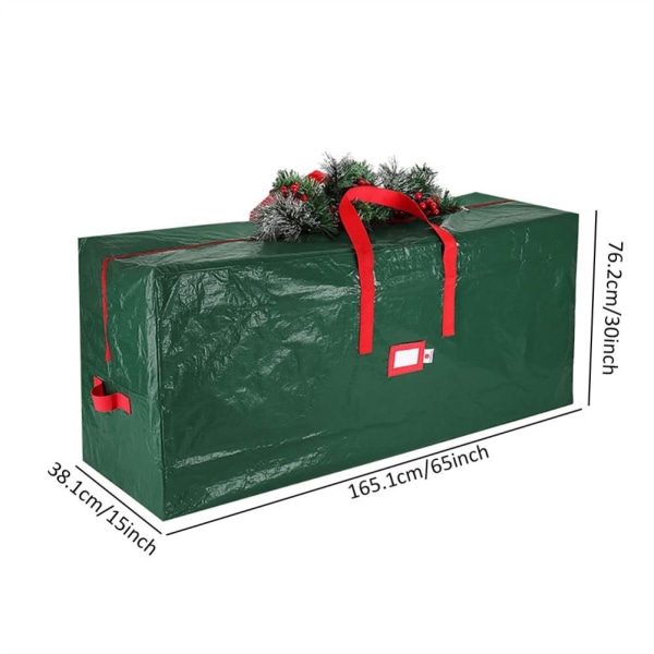 Joulukuusi säilytyslaukku Holiday case Vedenpitävä vetoketjullinen laukku kantokahvalla