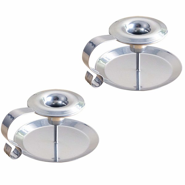 2-pack smidesjärnsljusstakar
