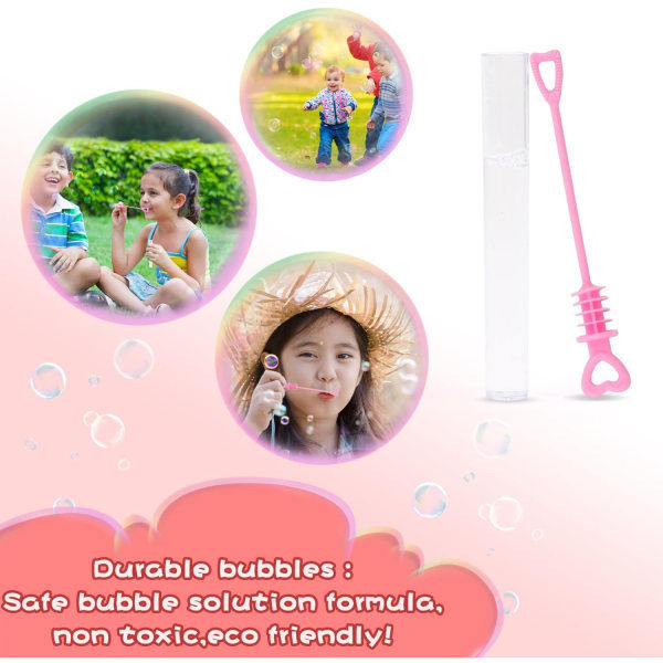 Såpbubblor för barn, 20 mini såpbubbelstavar