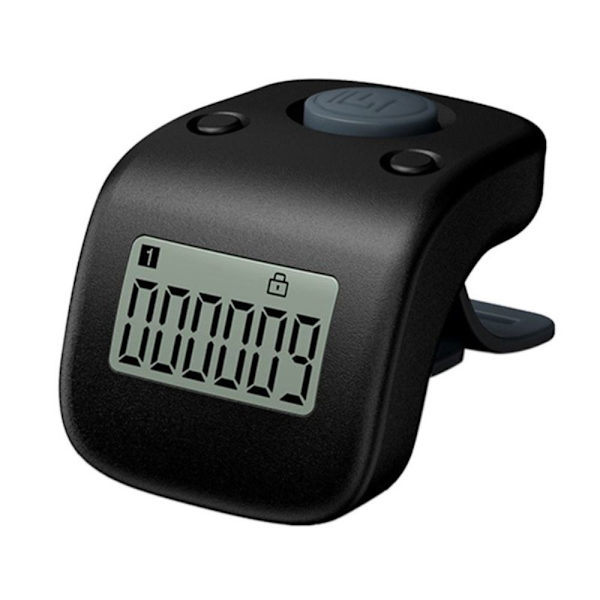 Mini Finger Counter LCD SVART sort